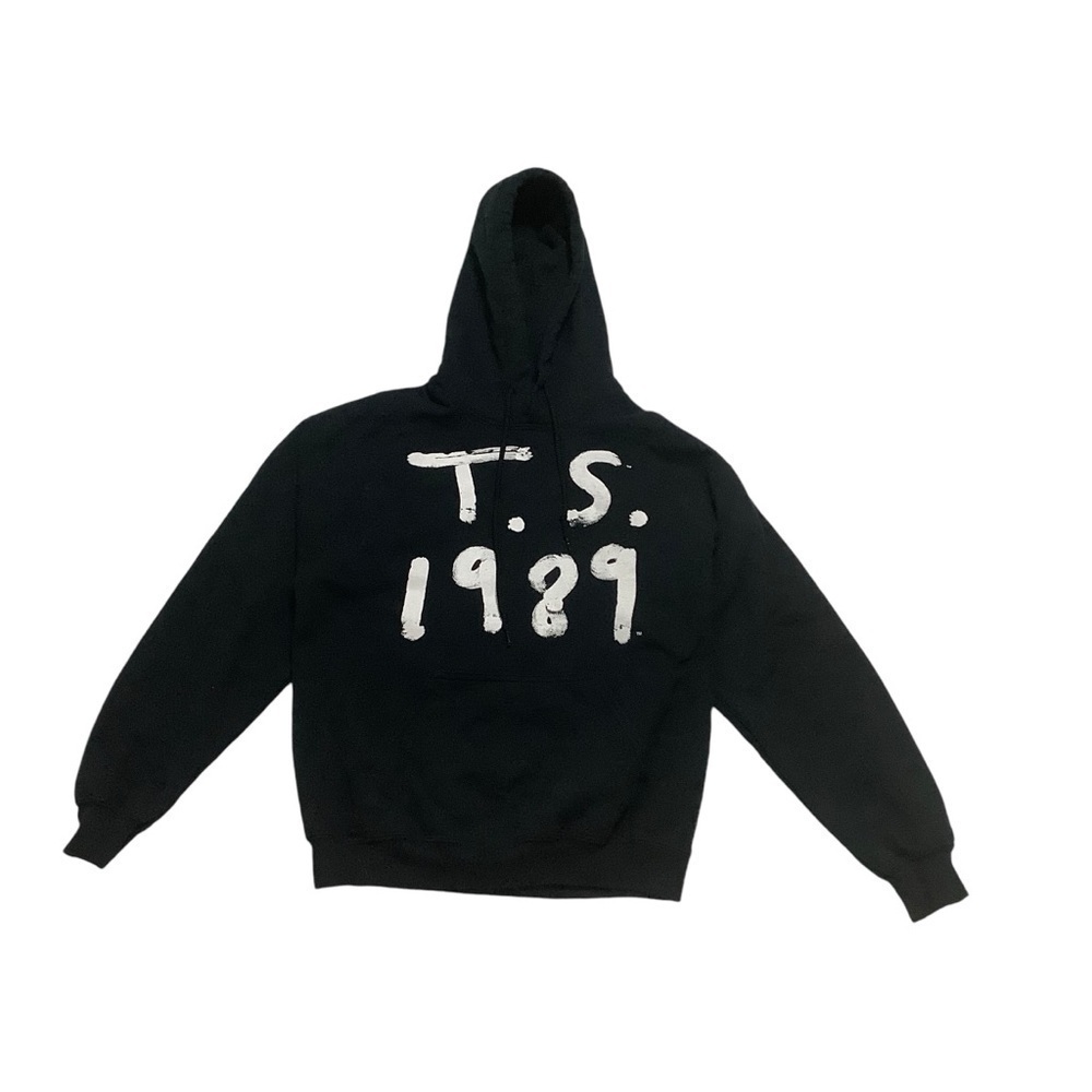 Taylor Swift 1989 Tour Hoodie Sz Medium Black Initials